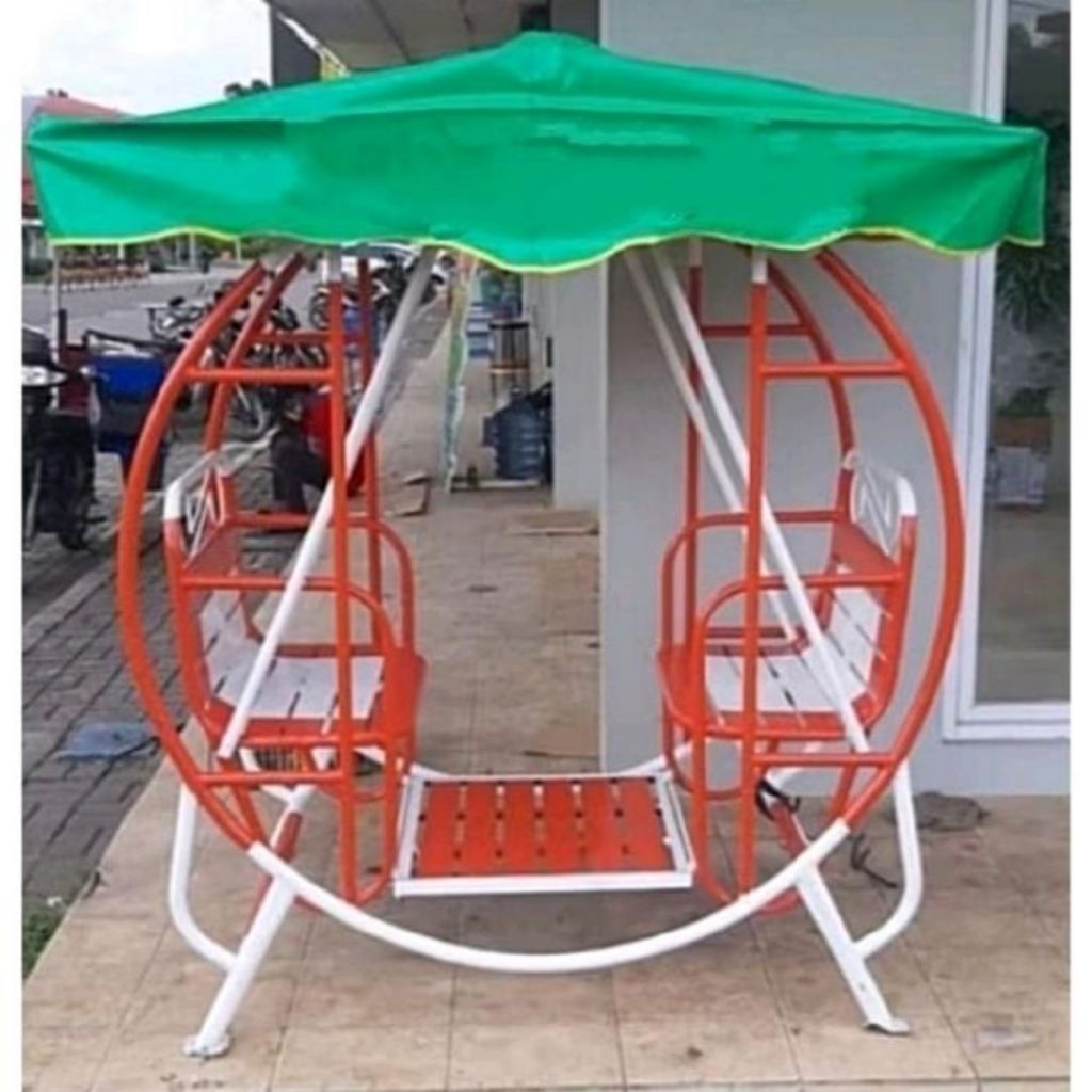 Ayunan Bulat Tenda Anak Tk Besi Model 2