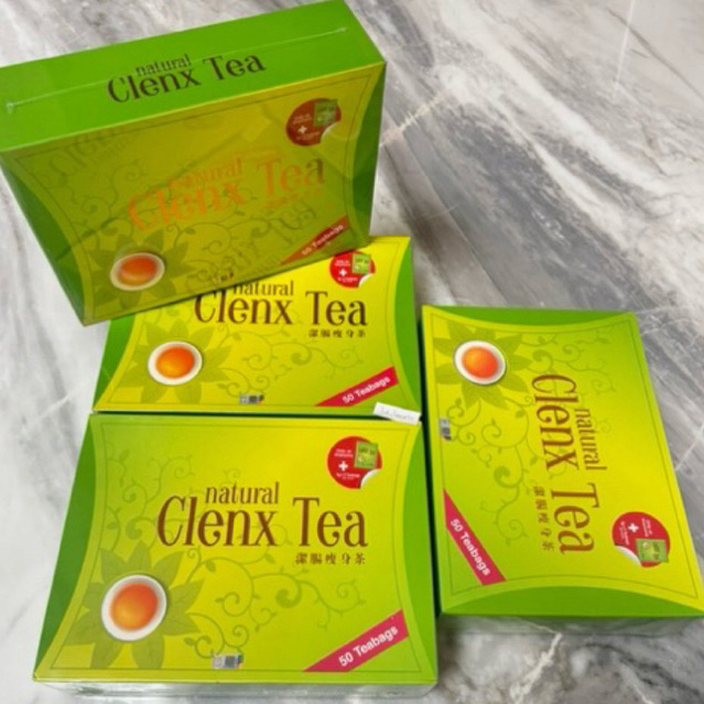 

Natural Clenx tea 50+5 teabags detox & slimming, teh pelangsing alami original