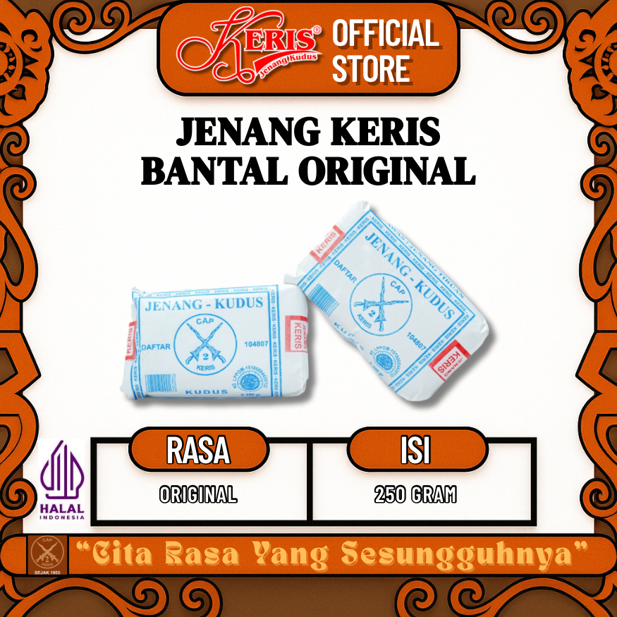 

Jenang Keris BANTAL ORIGINAL