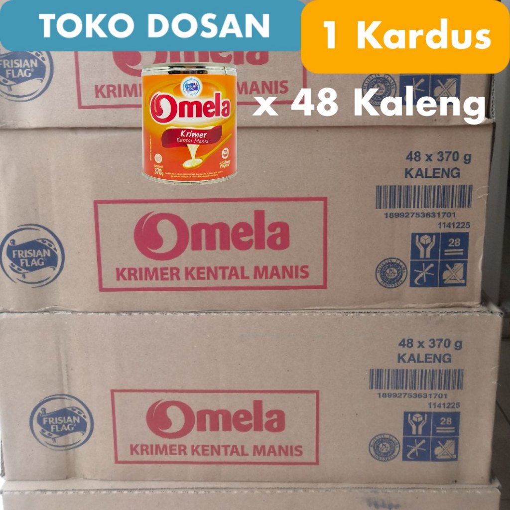 

Gosend/Grab/Instan DUS/KARTON Omela Krimer Kental Manis 370gr Exp FEB 2026
