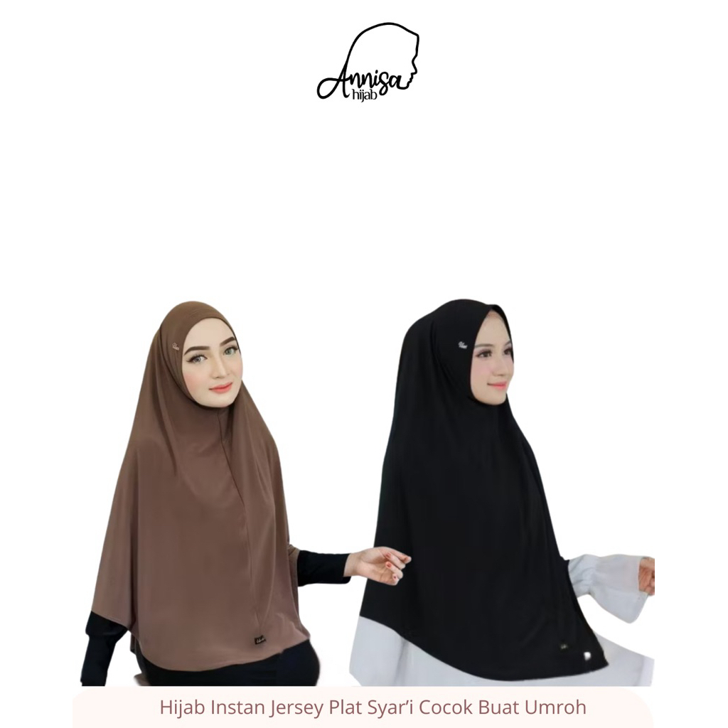 Hijab Daily Jersey Korea Luna Plat XL Uun