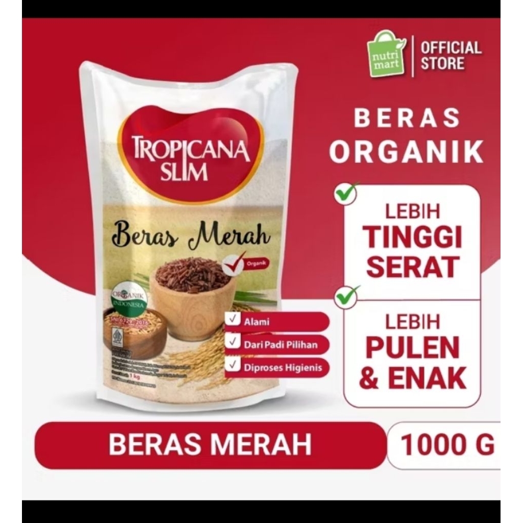 

Tropicana Slim Beras Merah 1000g