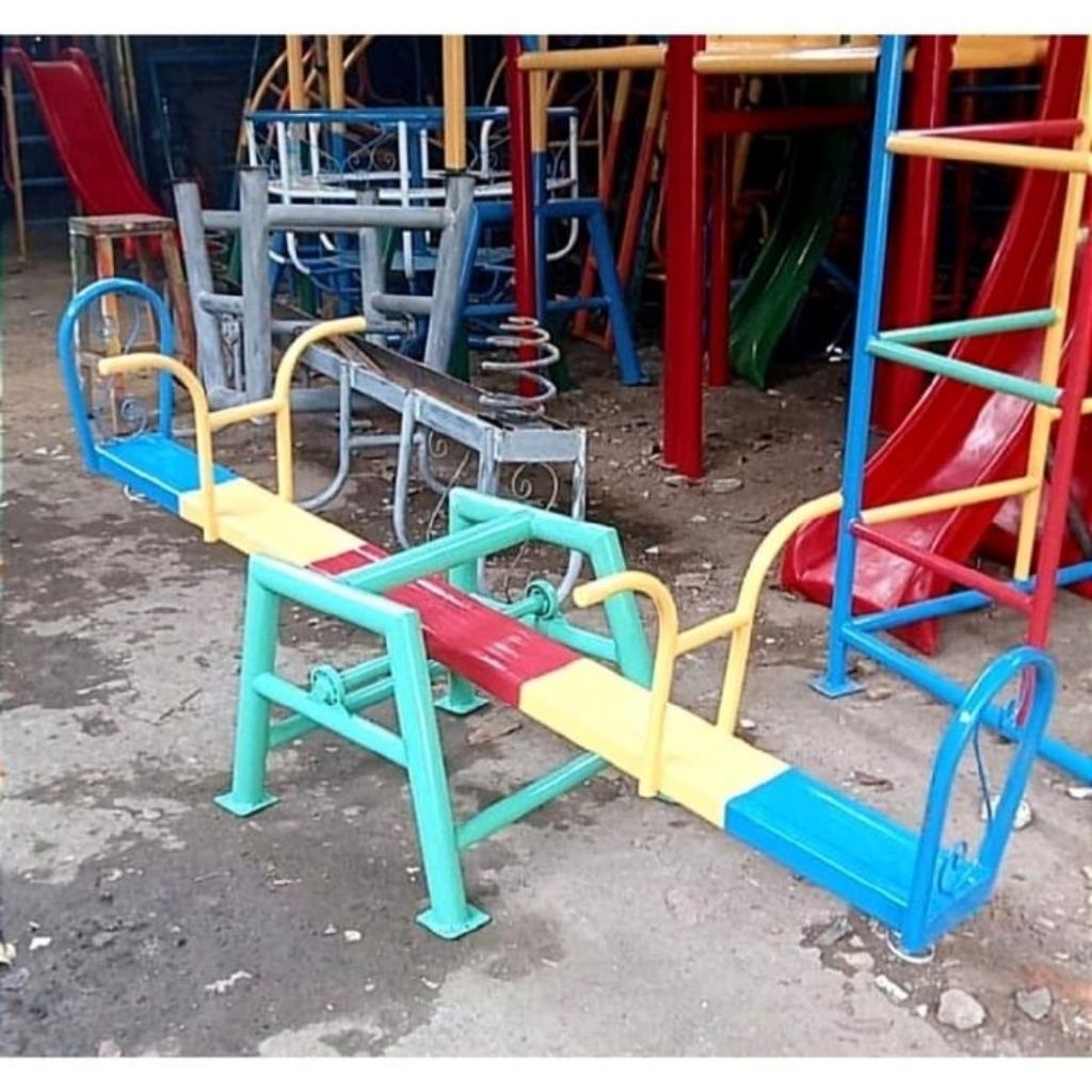 Jungkat Jungkit Anak Tk Besi Model 1