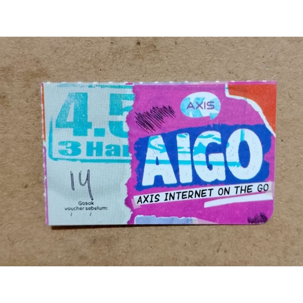 voucher Axis 4,5gb