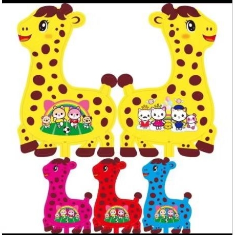 Balon Gas Karakter Jerapah