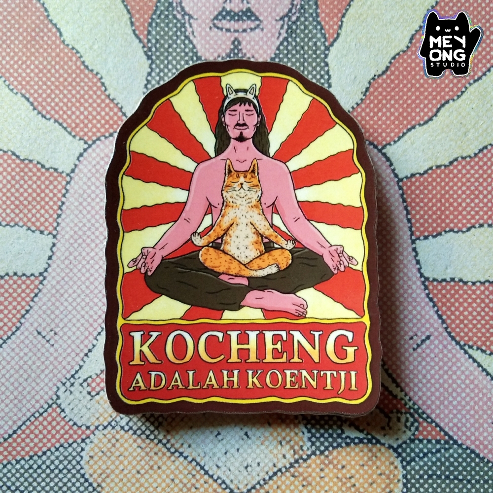 

Meyong studio | Sticker Kocheng Adalah Koentji | Sticker Aesthetic | Sticker Kucing | Sticker Lucu | Sticker Vinyl Waterproof | Sticker Laptop | Sticker Hp | Sticker Tumblr | Sticker Helm