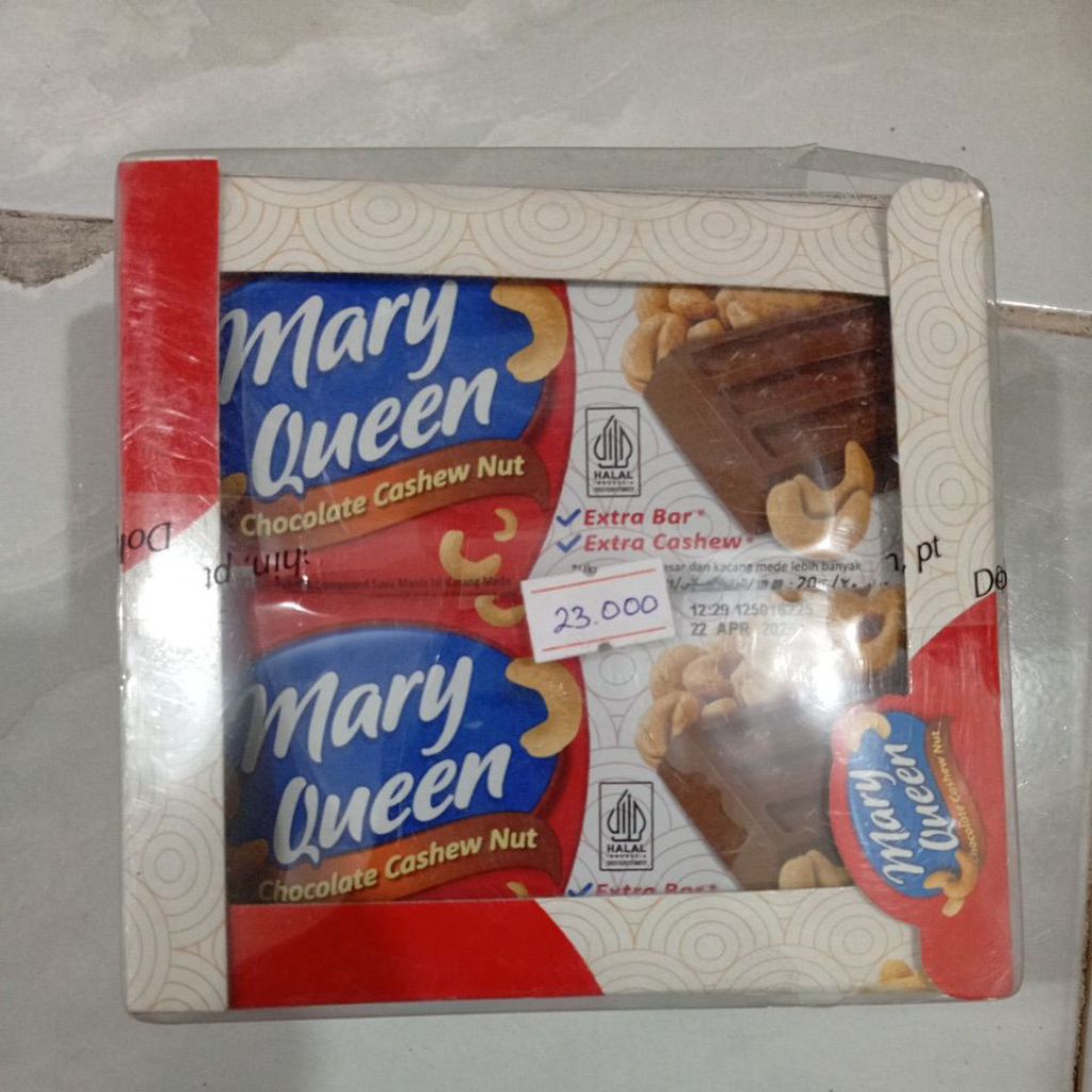 

mary queen cokelat compound susu manis isi kacang mede 12pcs