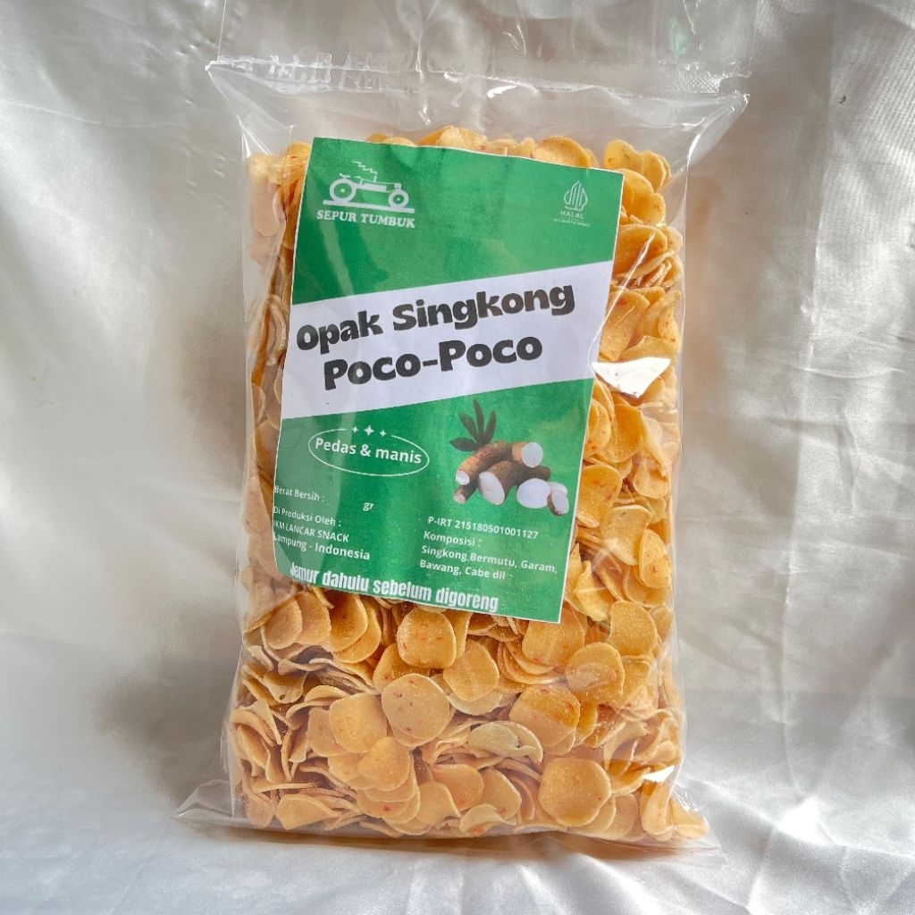 

Opak singkong pedas 1kg mentah
