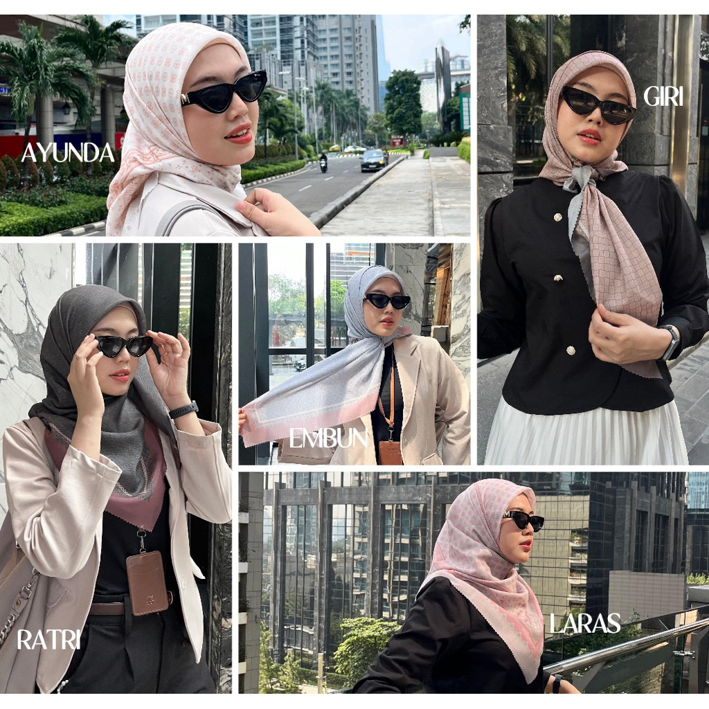 Hijab Voal Motif 115x115cm