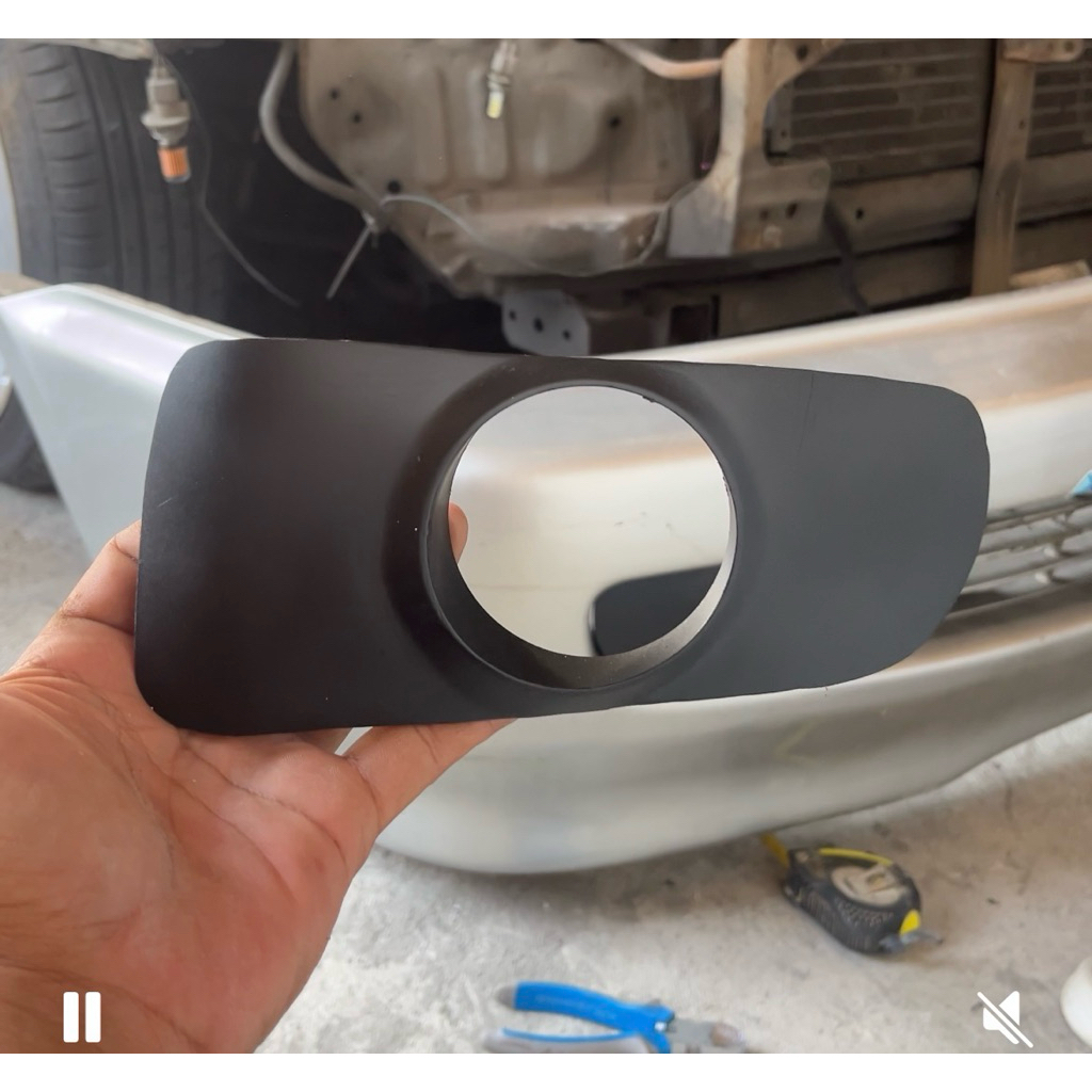 cover cofer custom foglamp kijang kapsul 2000-2002 ukuran 3 inch