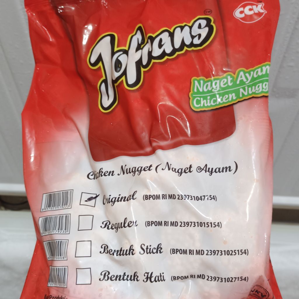 

jofrans nugget ayam crispy 1kg
