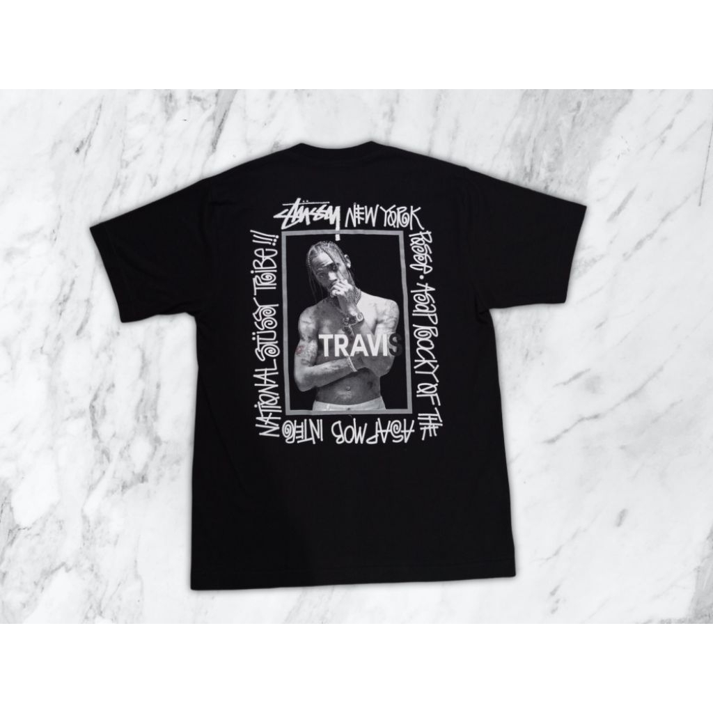 Kaos Stussy Travis Scoot