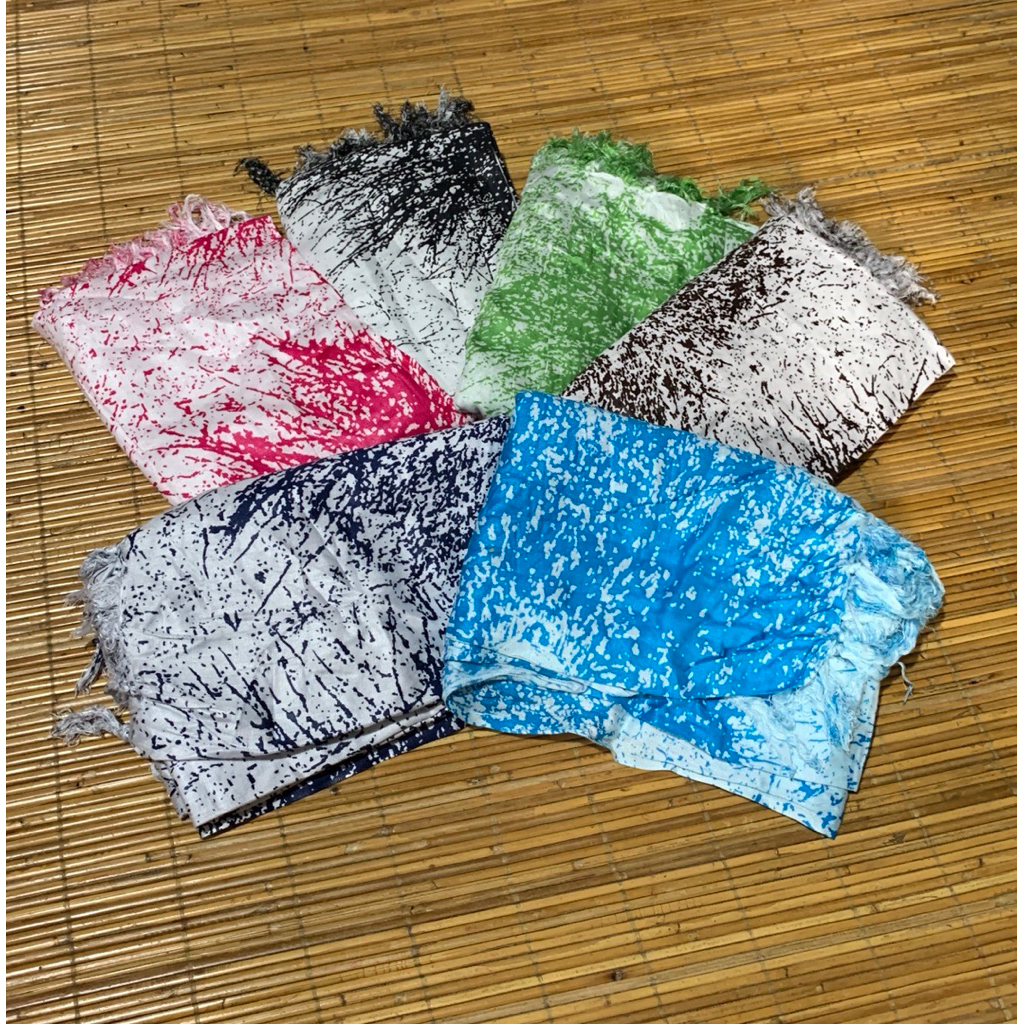 kain kain pantai motif gradasi
