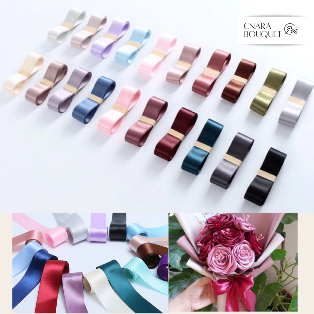 

Pita Satin 2,5 cm/2 cm per 1 meter - Eceran Harga Grosir