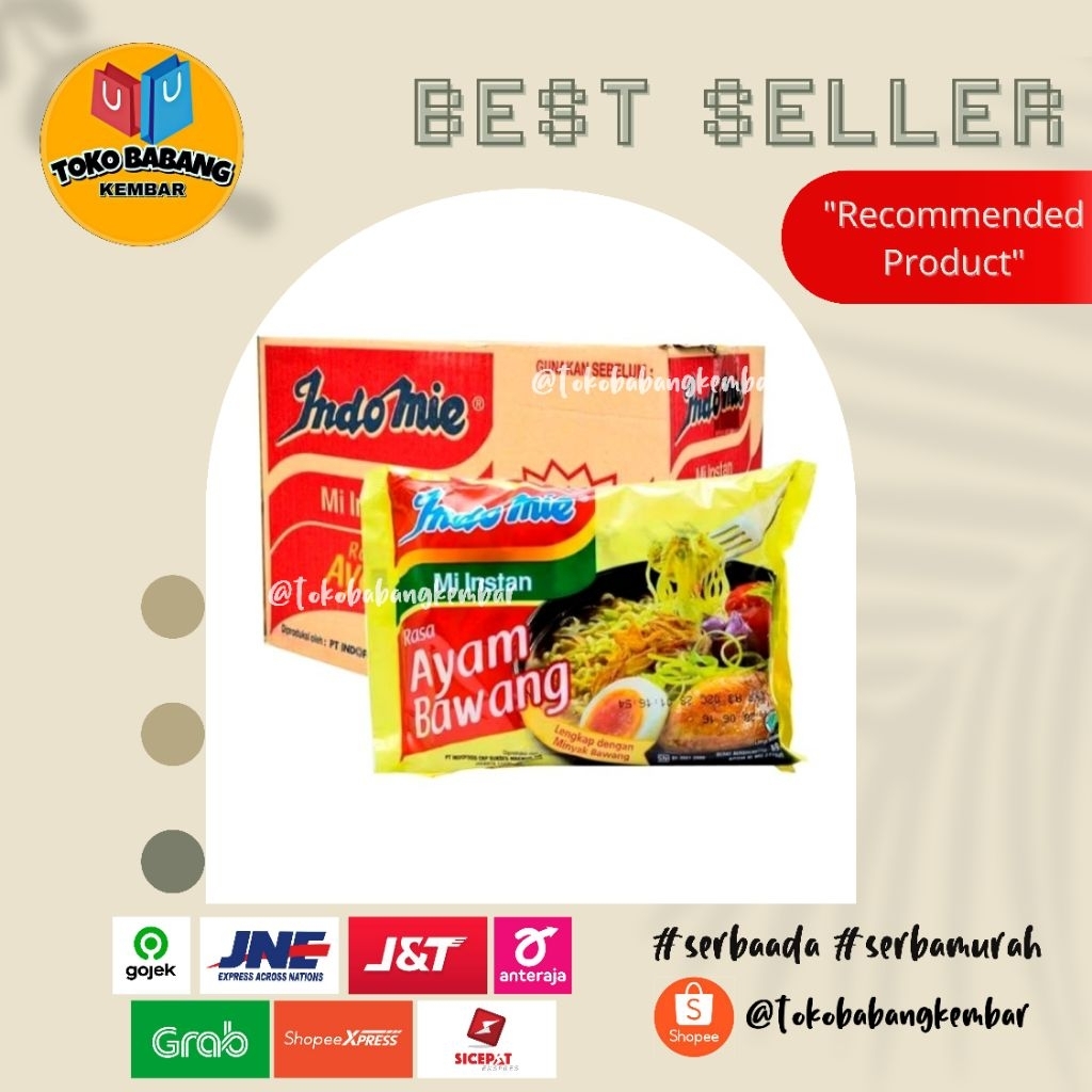 

Indomie Mie Instant Ayam Bawang 1 Karton