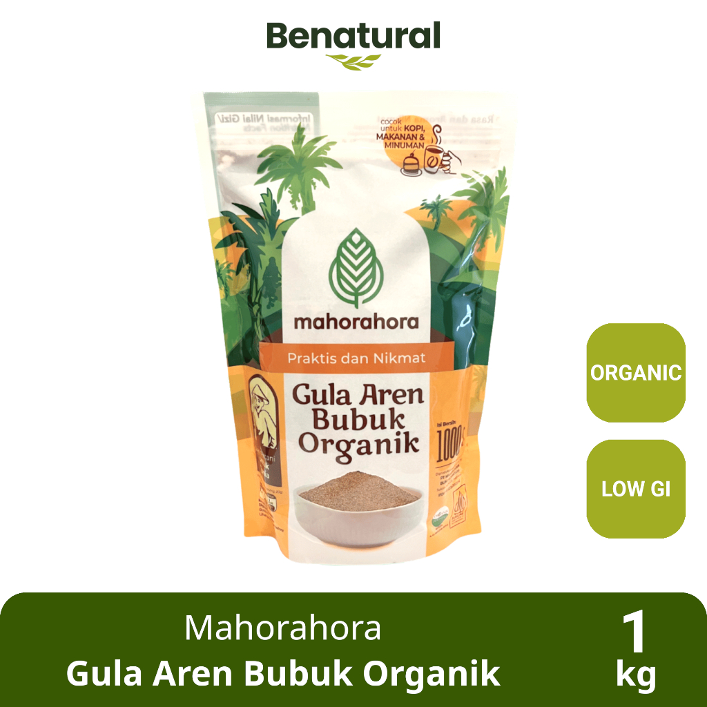 

Mahorahora Gula Aren Bubuk 1kg - Palm Sugar / Gula Semut Organik