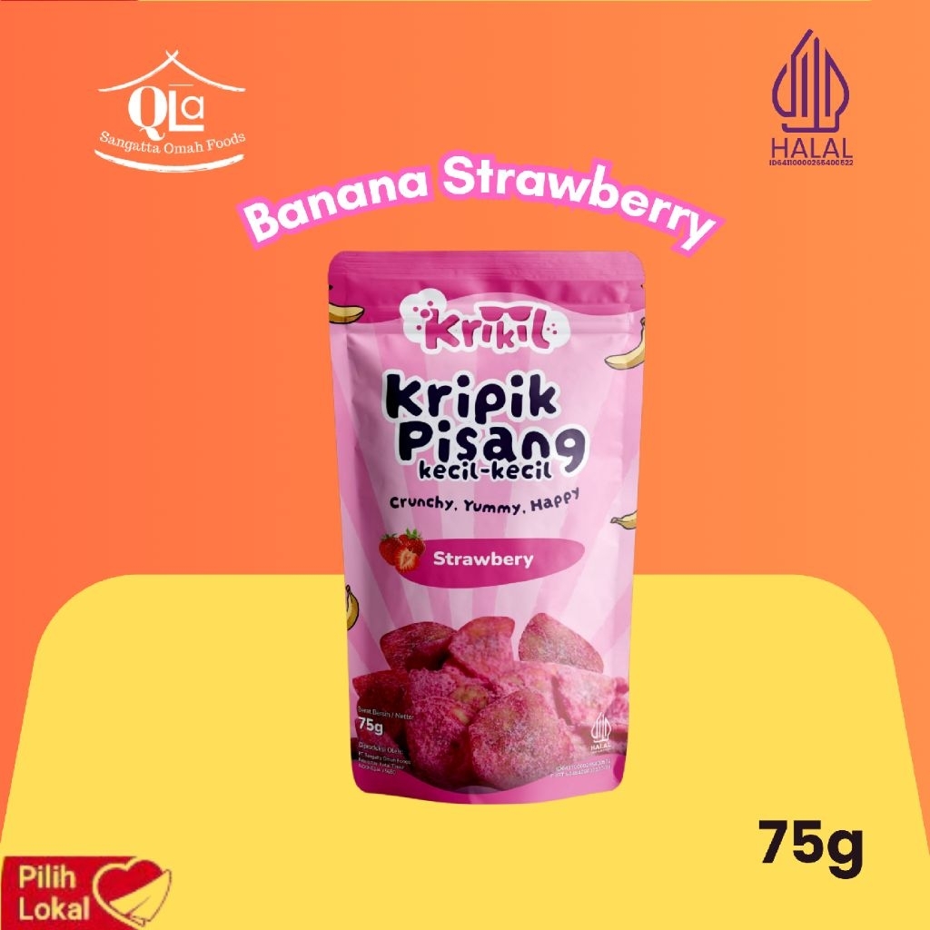 

KRIKIL BANANA STRAWBERRY/KERIPIK PISANG STRAWBERRY/KRIPIK PISANG STRAWBERRY/KRIPIK PISANG ENAK