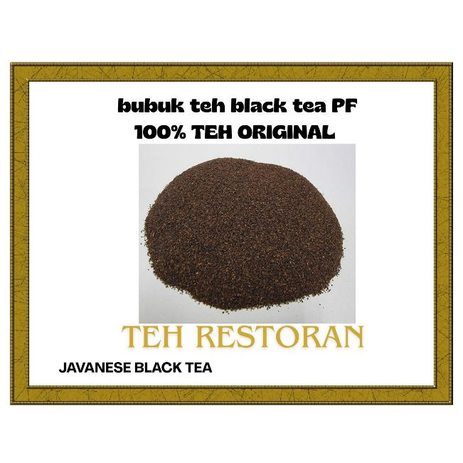 

BUBUK TEH/TEH PREMIUM ORIGINAL/TEH JAVANESE BLACK TEA/WARNA HITAM KECOKLATAN/RASAKUAT PAHIT/TEH RESTORAN/TEH REFIL/
