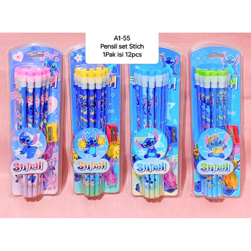 

[COD] Pensil Kayu 2B motif Stitch A1-55