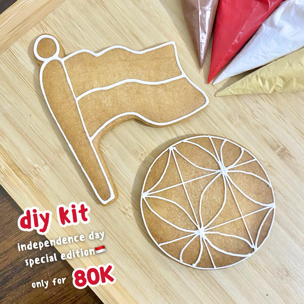 

DIY KIT | SPESIAL HUT RI 80TH | SUGAR COOKIES | VANILLA COOKIES