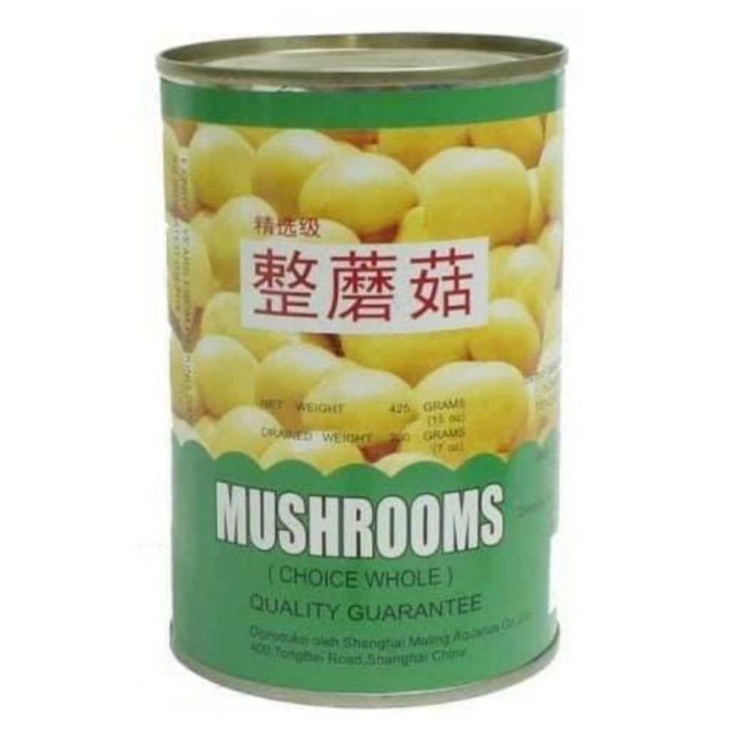 

TTS champignons whole mushroom / jamur kancing kaleng campignons 425 gram