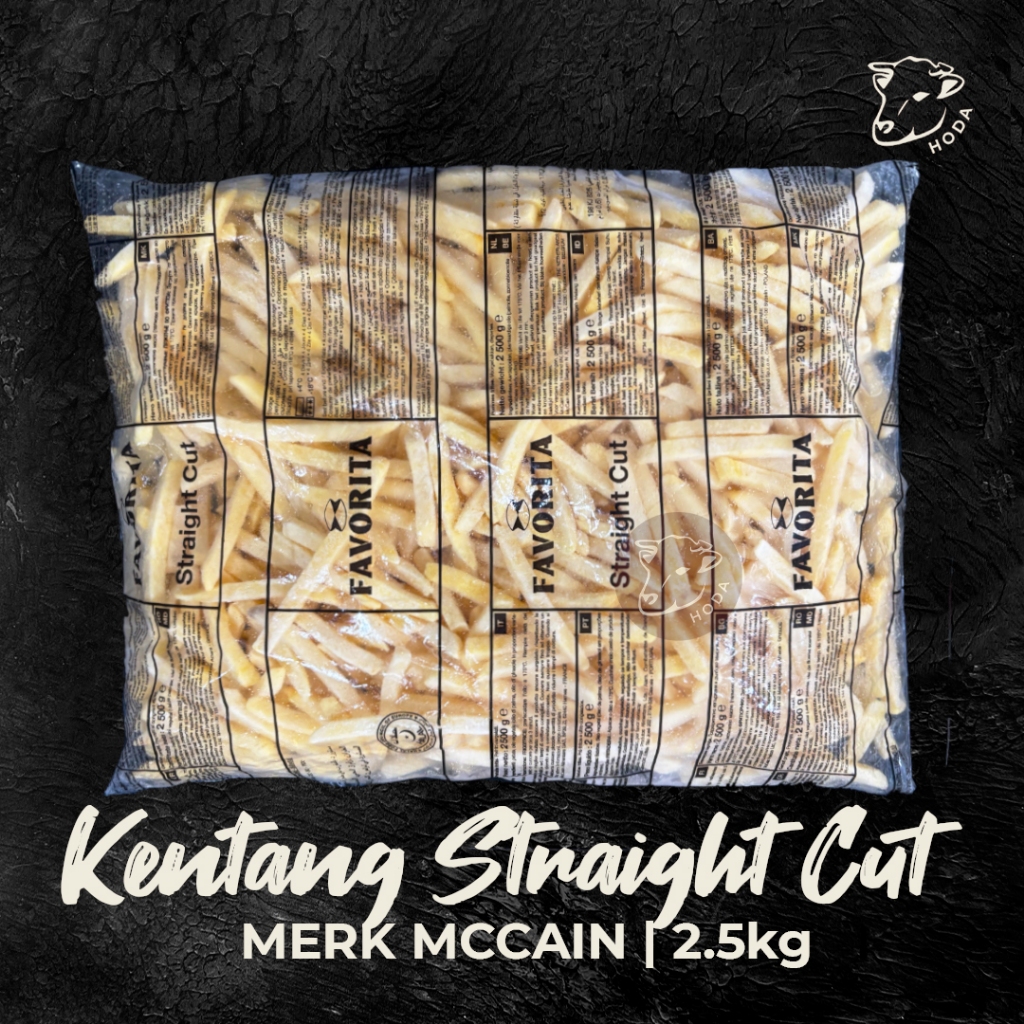 

McCain Favorita Straight Cut 2.5kg | Kentang Straight Cut 2.5kg