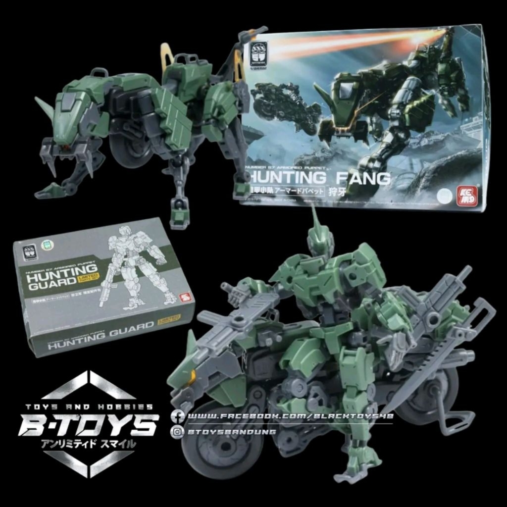 Number 57 Armored Puppet Hunting Fang model kit mokit motor ninja