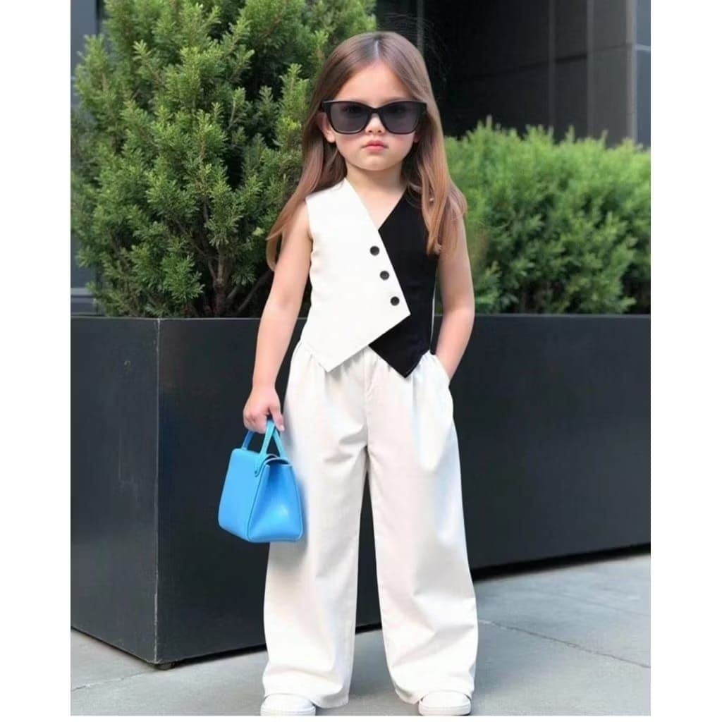 MEIDA VEST KULOT SET PAKAIAN ANAK PEREMPUAN  SETELAN ROMPI BLOUSE ANAK