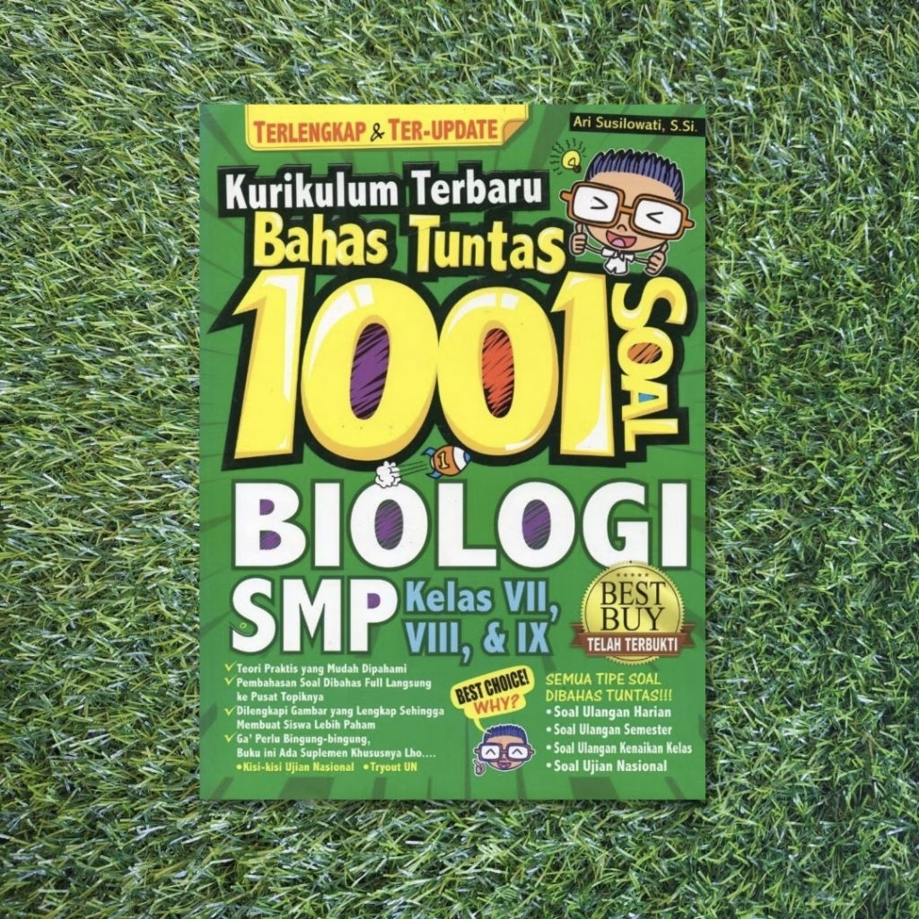 Buku Bahas Tuntas 1001 Soal Biologi SMP Kelas 7, 8, 9