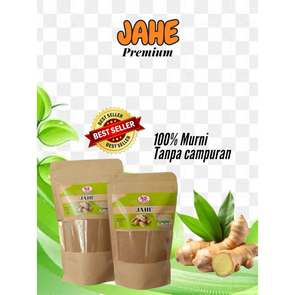 

Jahe Bubuk Murni / Ground Ginger / Rempah / JSR 100% PREMIUM QUALITY