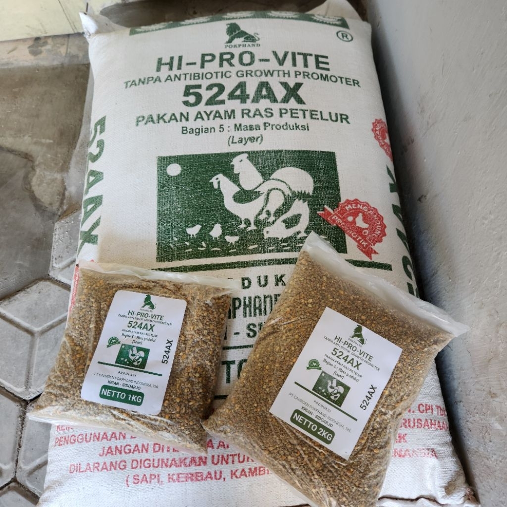 pakan ayam petelur phokpand 524AX Original (Untuk usia produksi)