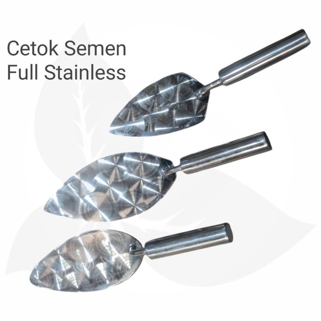 Cetok Stainless Cetok Tukang Bahan Full Stainless