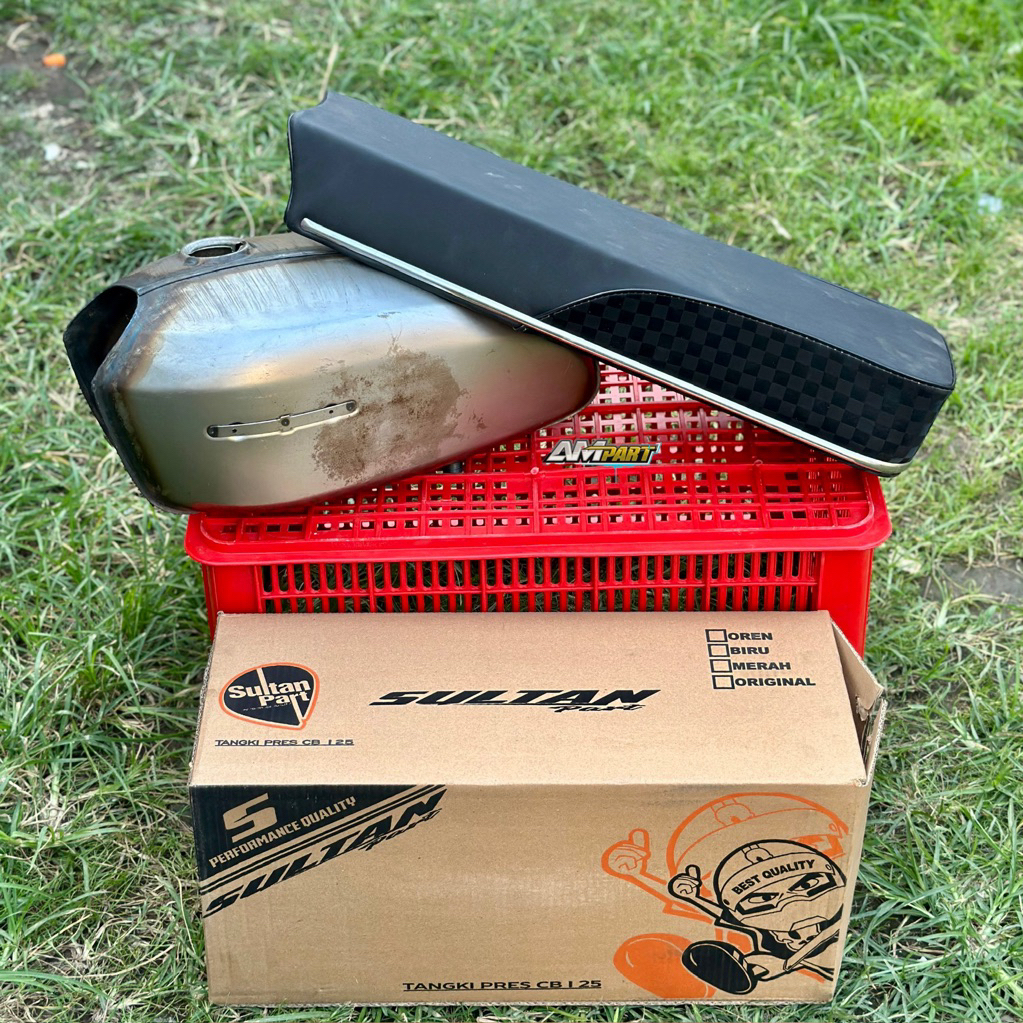 TANGKI CB125 SULTAN PART SET JOK CB 9CM ANTI GEMBOS