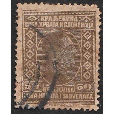 

a 10407 SATU BUAH PRANGKO SLOVENIA NOMINAL 50 DINARA TEMA KING ALEXANDER DENGAN KONDISI SUDAH ADA CAP