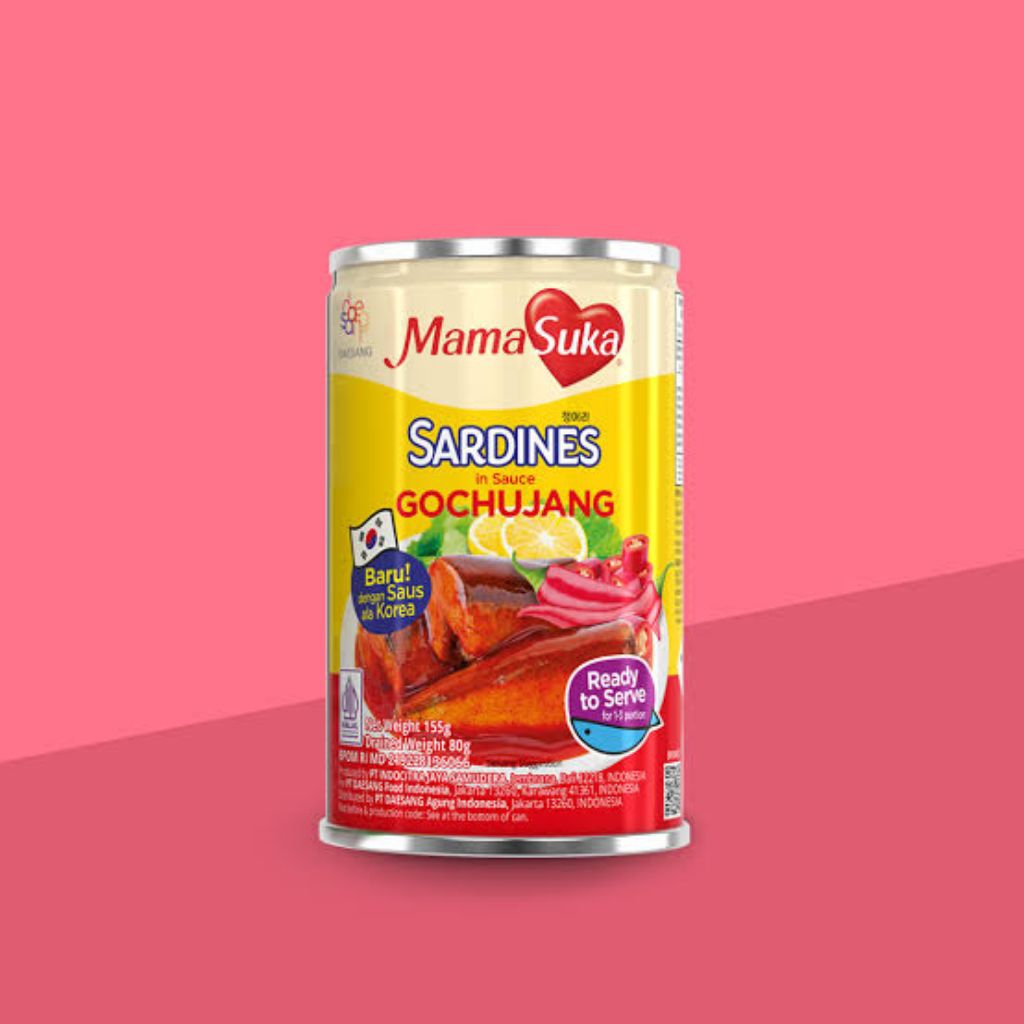 

MamaSuka Sarden dalam Saus Gochujang 155 gram
