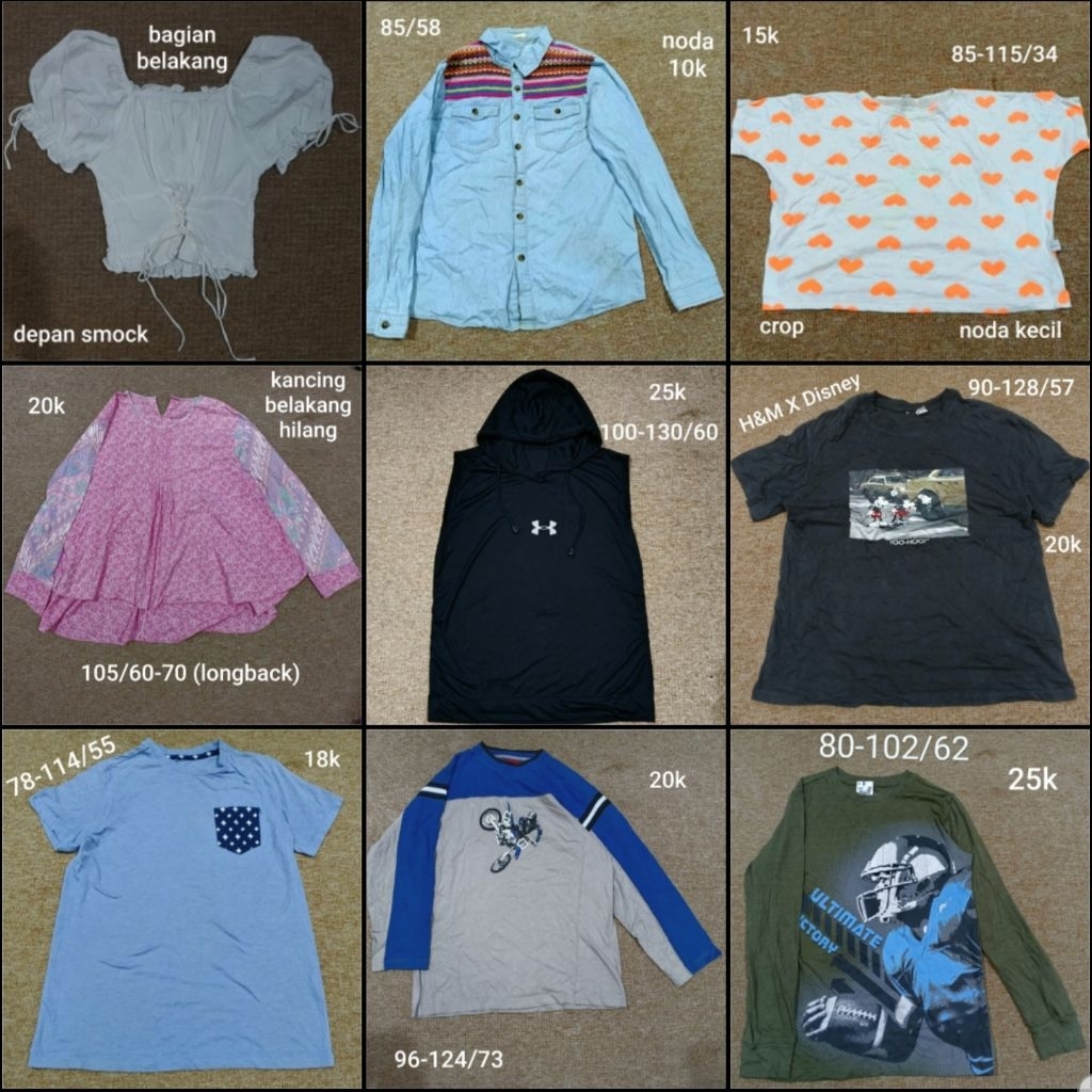 Atasan OTW / Jalan Anak Tanggung, Remaja, Dewasa Lengan Pendek - Panjang Unisex Laki-laki Perempuan 