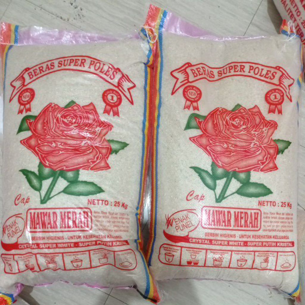 

BERAS 25kg Bunga Ramos Instant