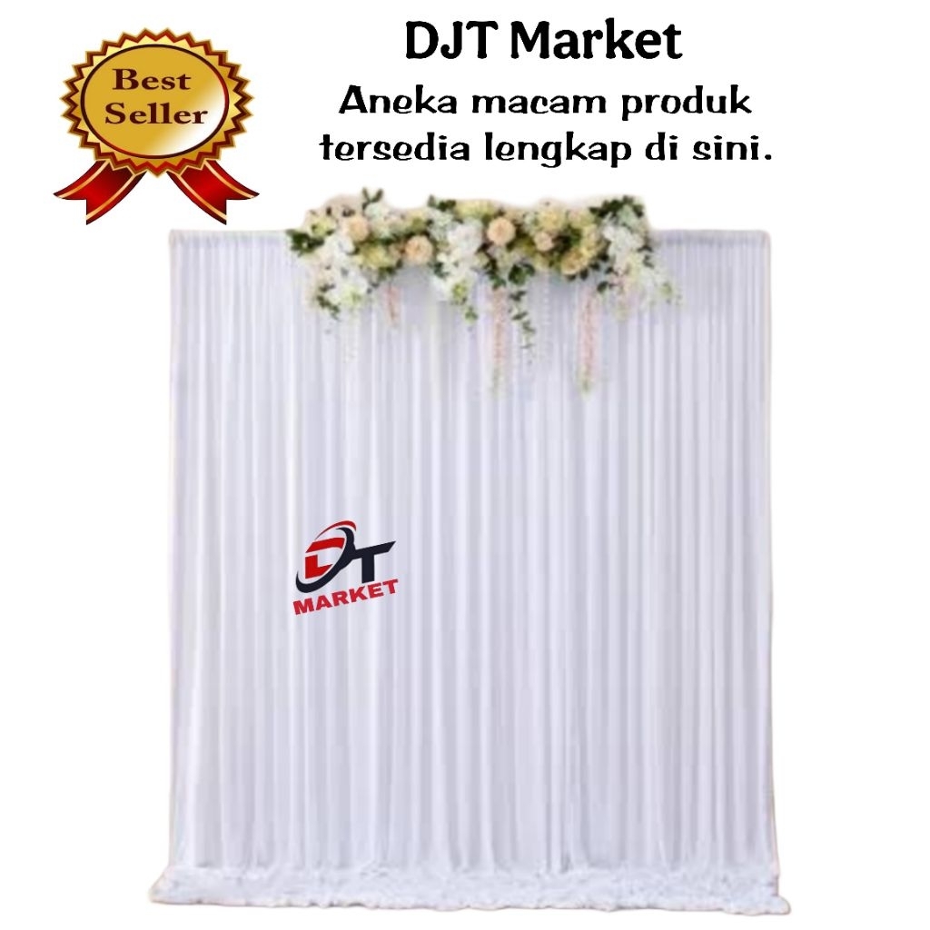 Kain backdrop lamaran/wedding/dinding
