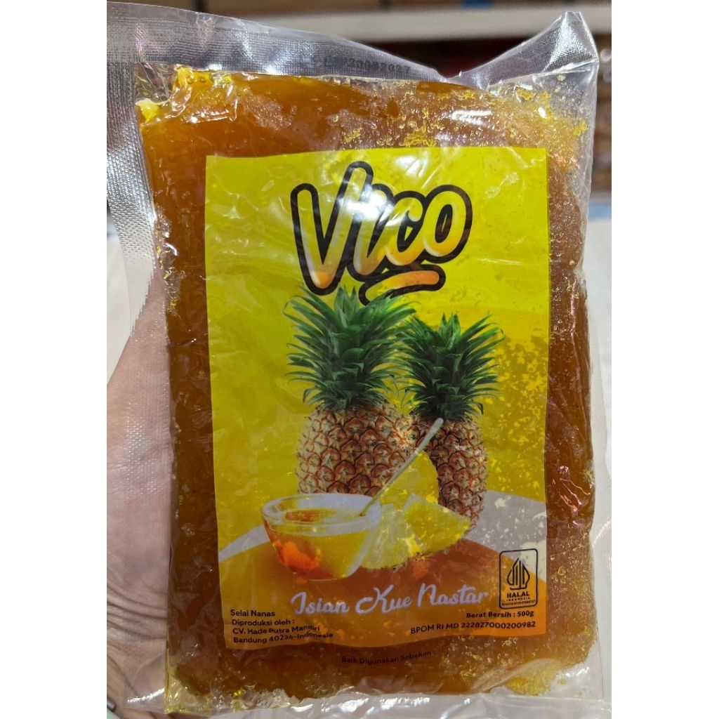 

Selai Vico Rasa Nanas / Selai Isian Kue Nastar 500 gram