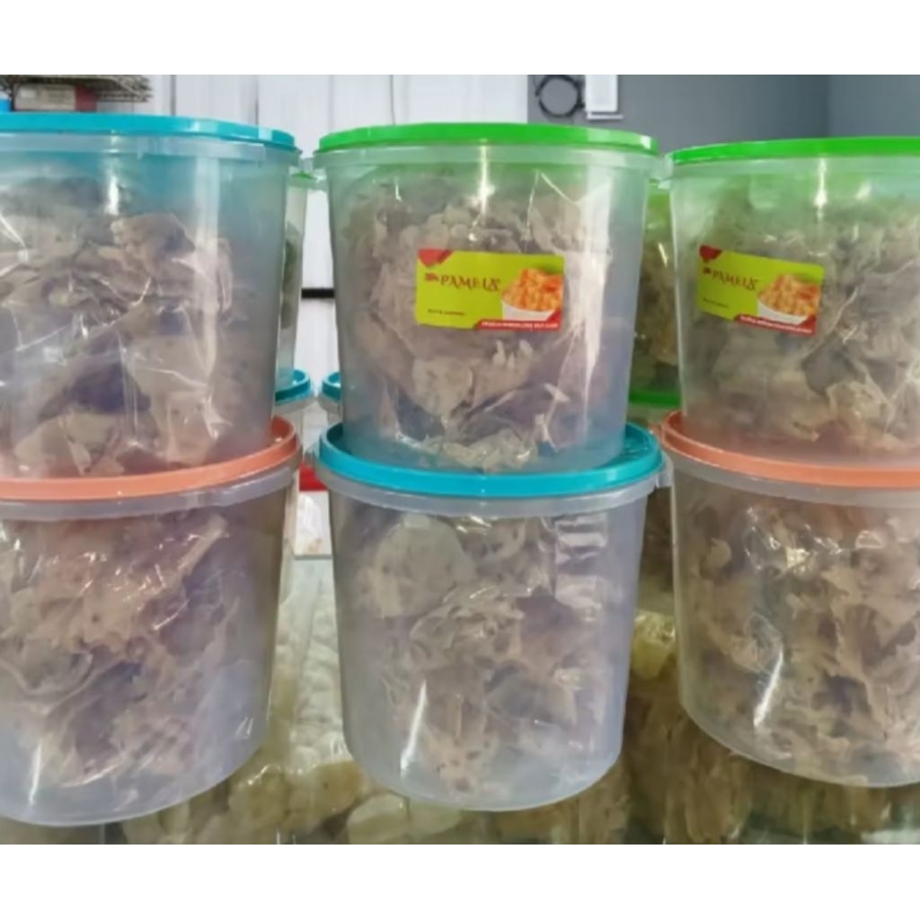 

REMPEYEK KACANG/ PEYEK KACANG TANAH GURIH RENYAH KEMASAN 5 LITER