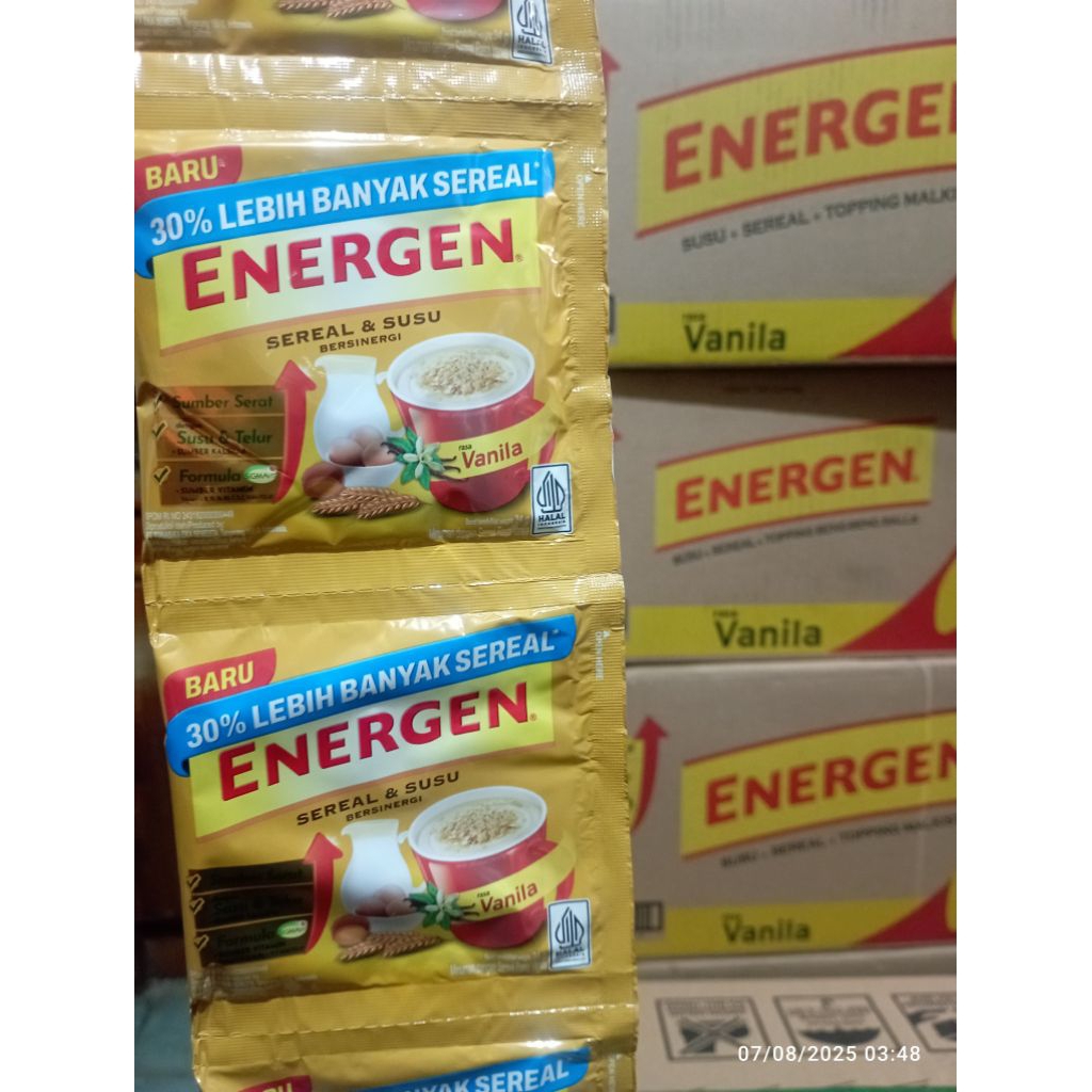 

Energen vanilla isi 10