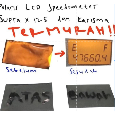 POLARIS SPEEDOMETER SUPRA X 125 KARISMA LAPISAN LCD SPEEDOMETER SUPRA X KARISMA