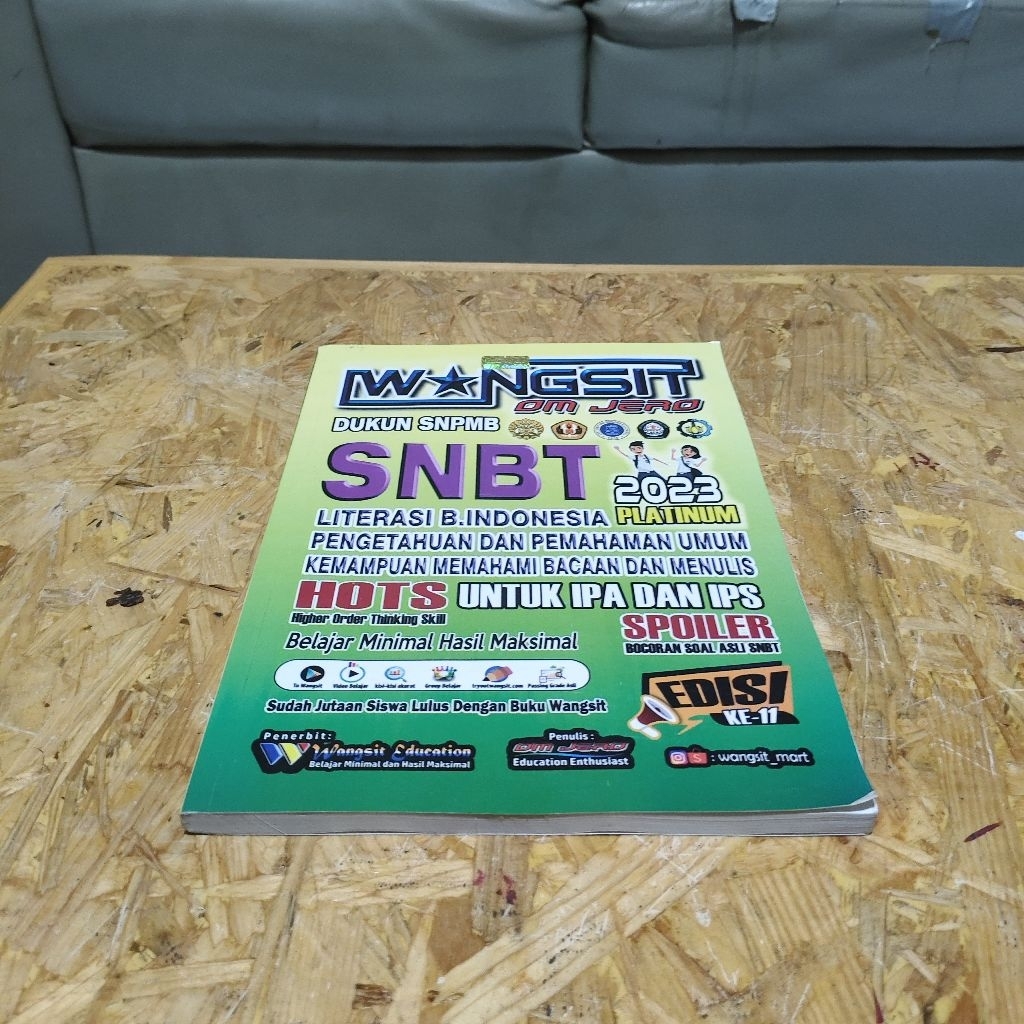 Buku Wangsit Om Jero SNBT Literasi 2023 Bahasa Indonesia