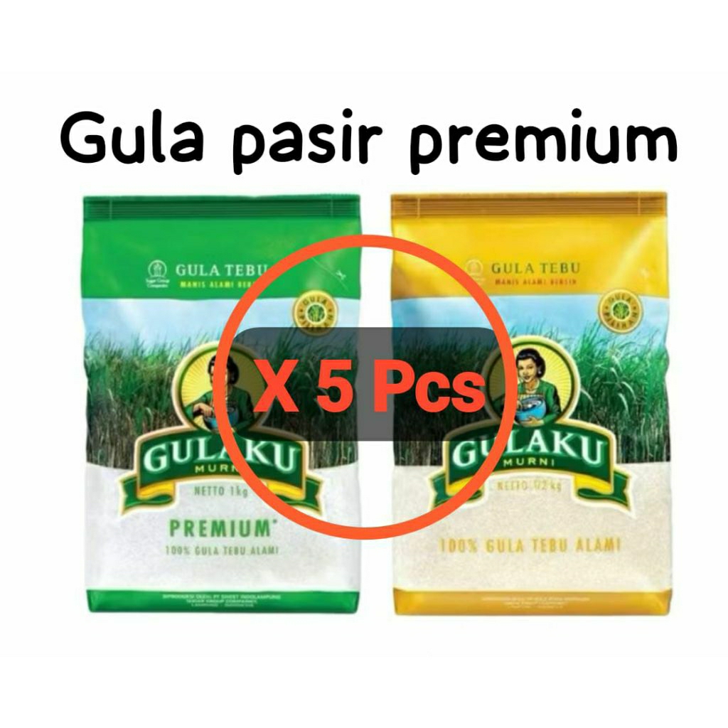 

Gula pasir premium gulaku 5 kg