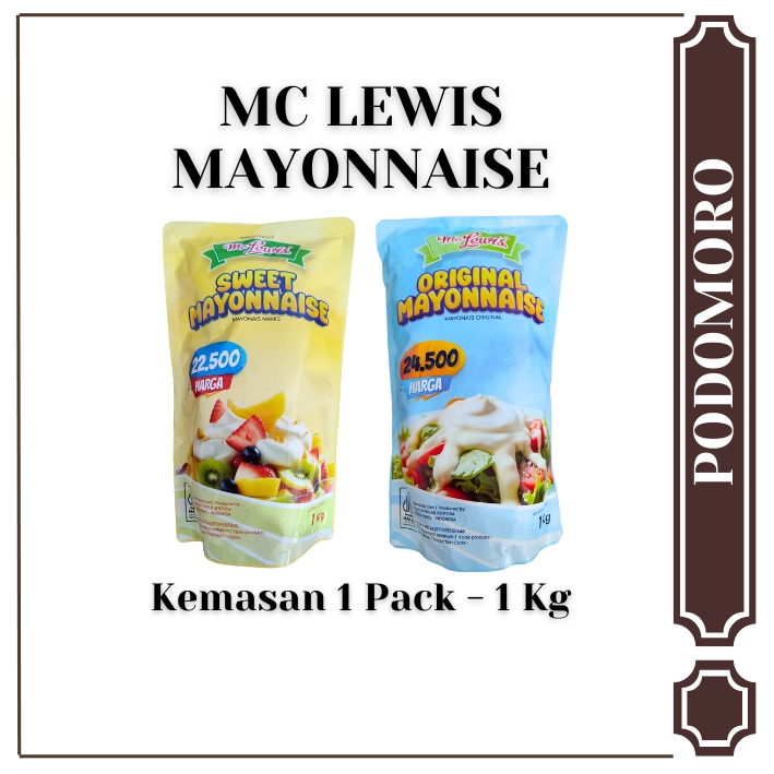 

McLewis Original Mayo 1kg / Mc Lewis Sweet Mayo 1 kg