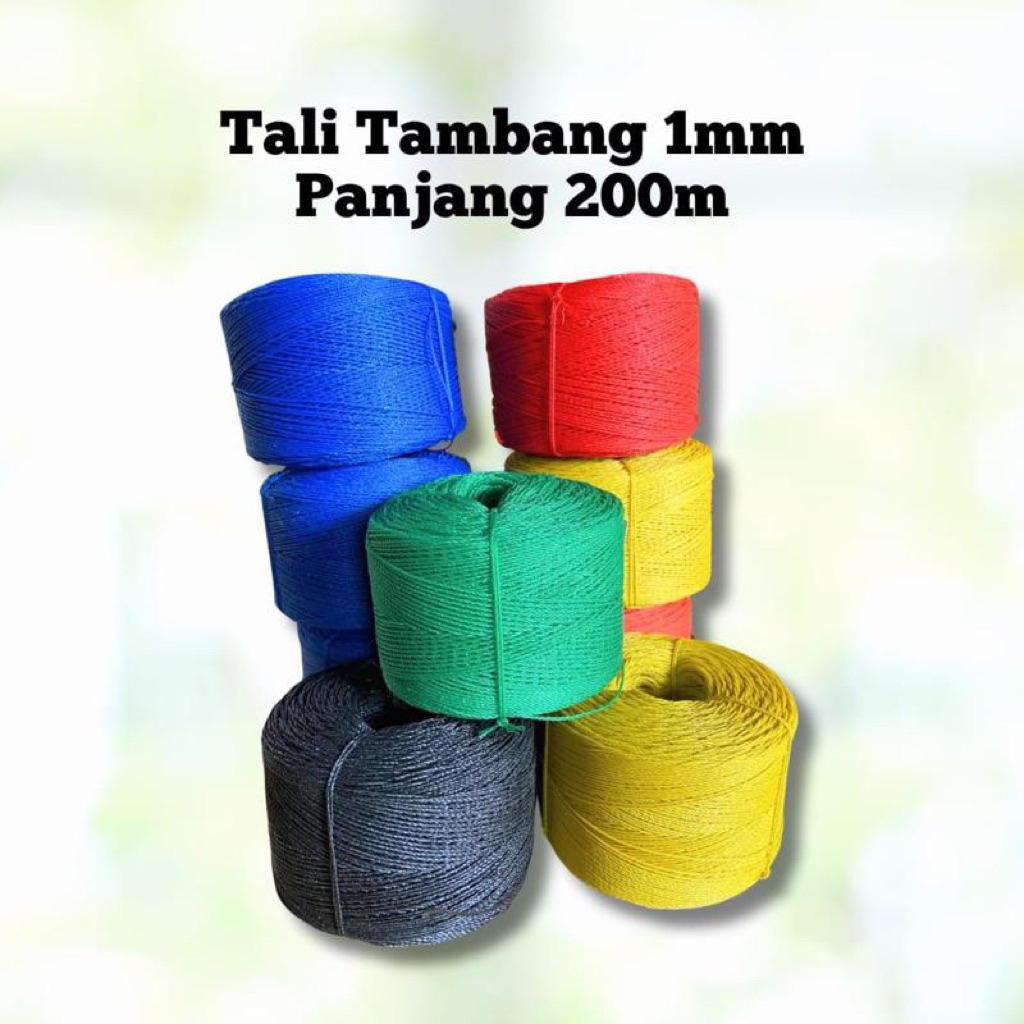 Tambang 1mm Panjang 200m/Tali tambang 1 mili/Tambang kecil
