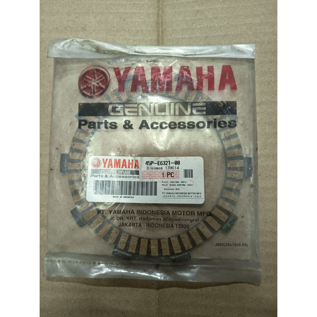 KAMPAS KOPLING BYSON R15 ORI 45P-E6321-00 /PCS G