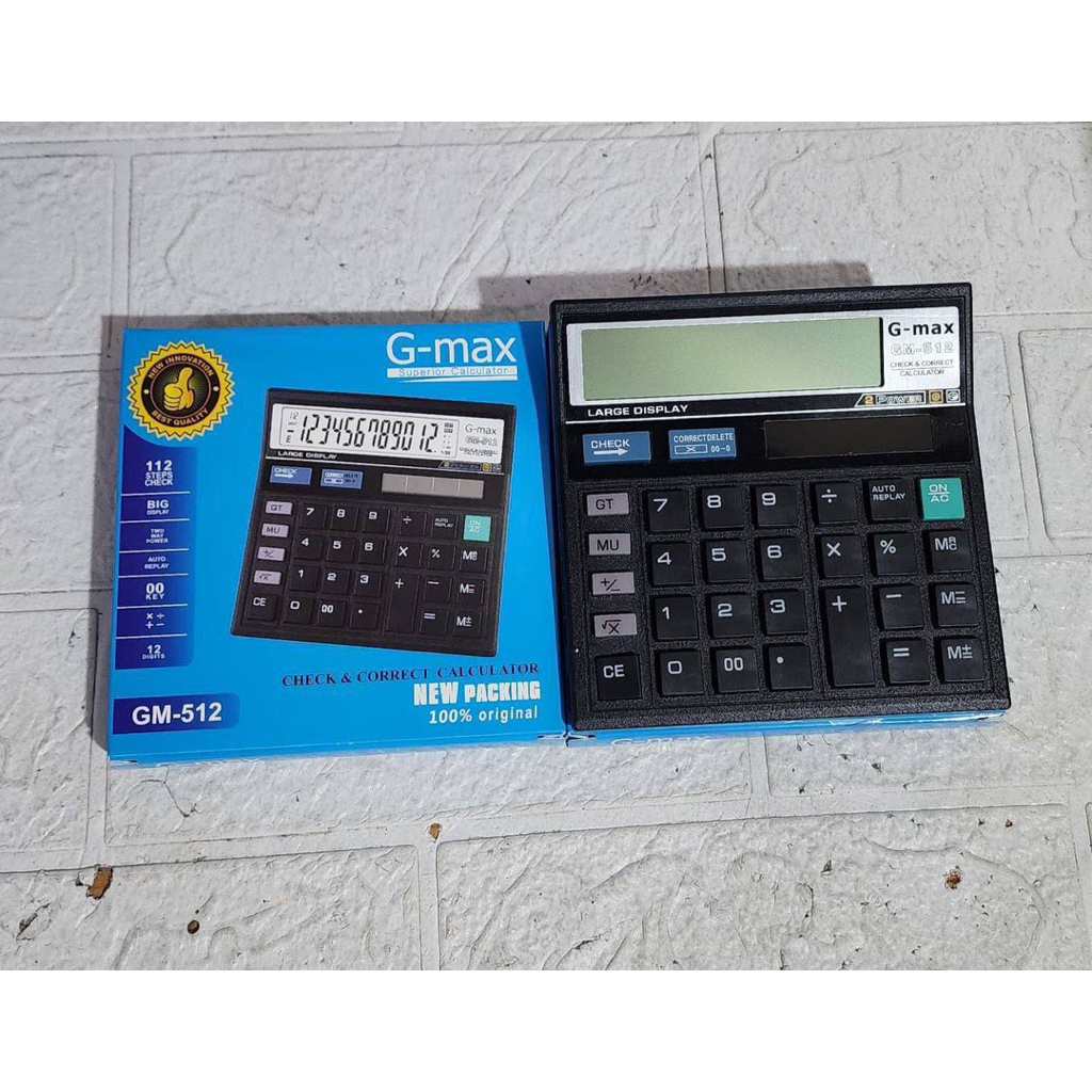 

KALKULATOR BESAR GMAX G MAX G-max 12 Digit ANGKA CALCULATOR DIGITAL