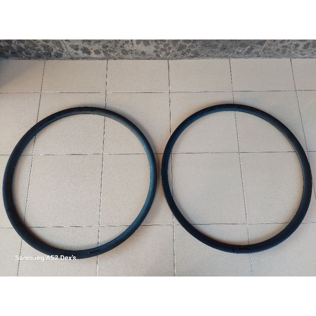 Sepasang Rim 700c 24 hole 30mm roadbike gravel fixie