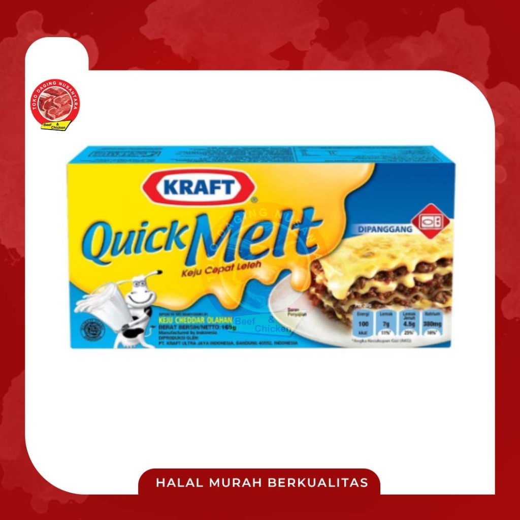 

KRAFT KEJU QUICK MELT 150 GRAM